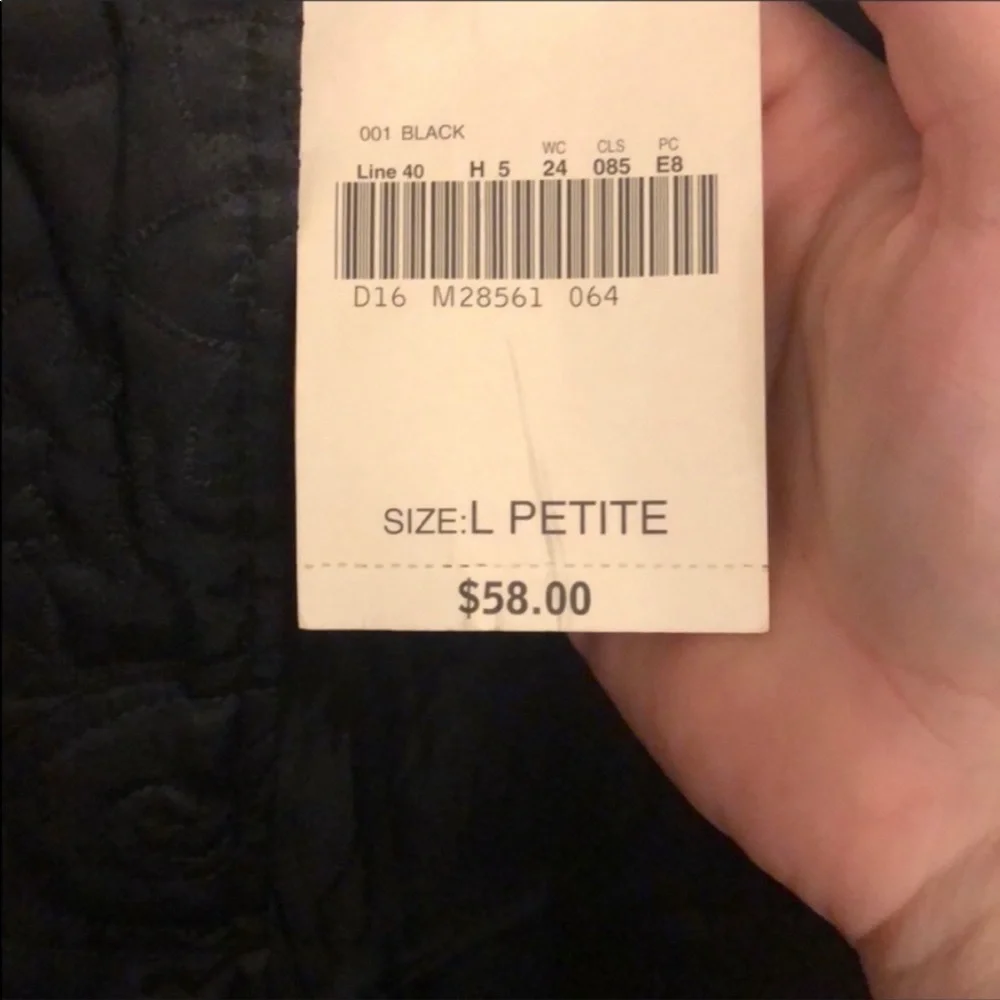 Classic Elements Black Satin Jacket, size L (Petite) - Picture 5 of 7